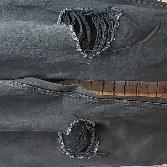 H&M Loose Fit Black Jeans 40 X 32 Like New - Picture 3 of 11